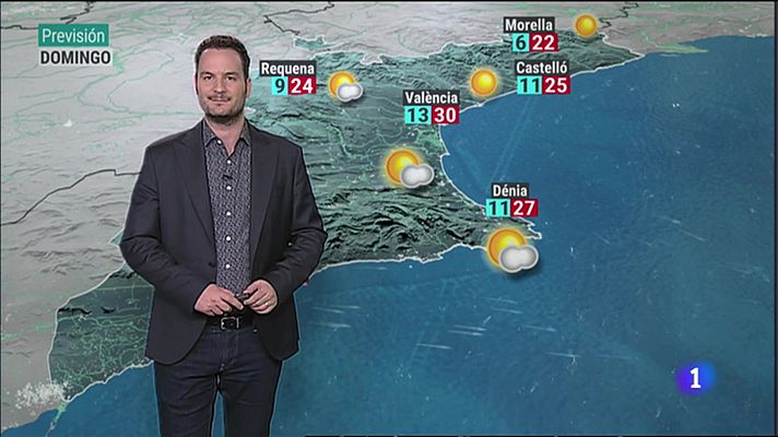 El tiempo en la Comunitat Valenciana 24/03/23