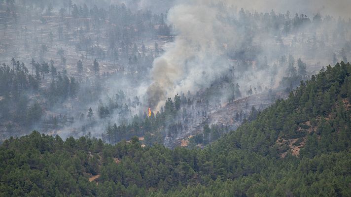 Telediario 2 - El cambio climático trae incendios cada vez más prematuros