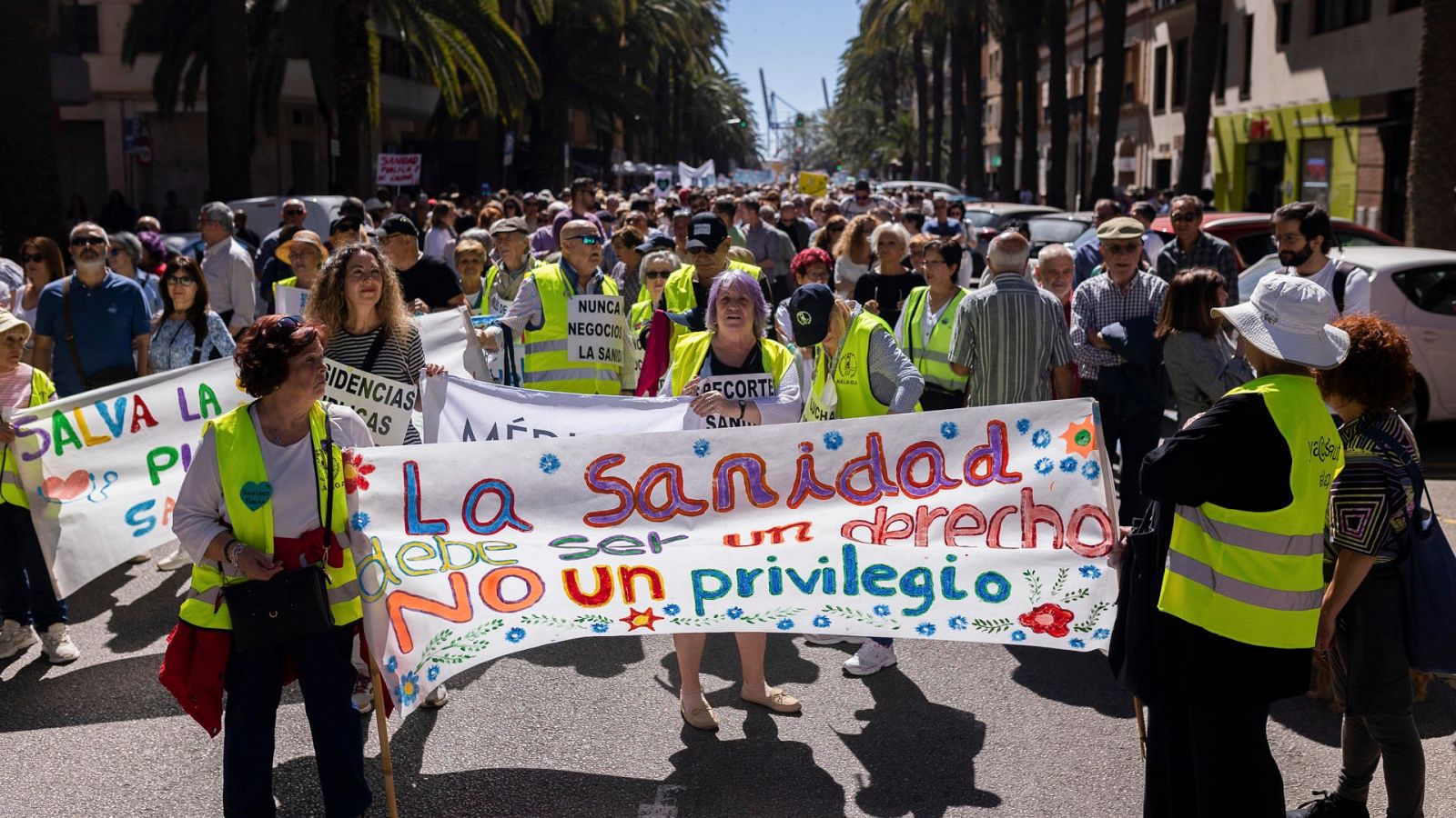 Manifestaciones en Andalucía por la sanidad pública