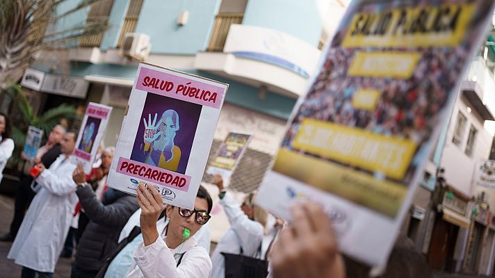 Manifestaciones en Canarias reclaman una sanidad pública de calidad