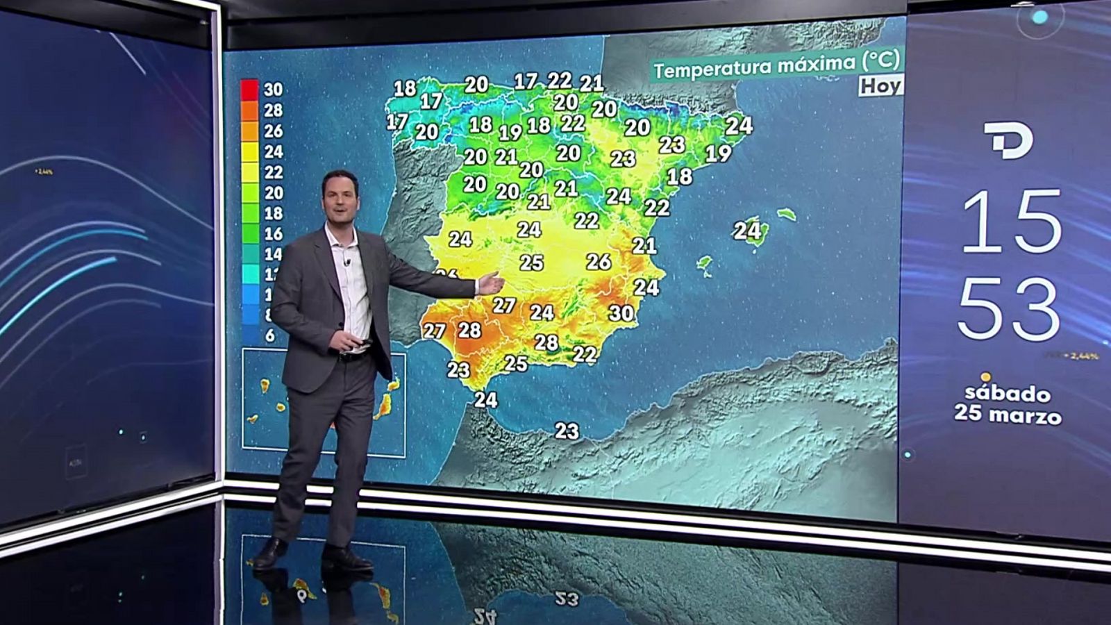 Cielos nubosos y precipitaciones débiles en Galicia y el oeste de Asturias - ver ahora