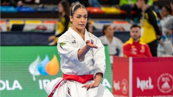 Paola García, campeona de Europa de kárate kata