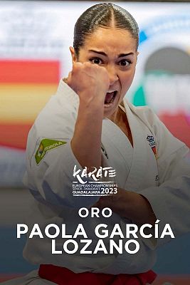 Paola García, campeona de Europa de kárate kata
