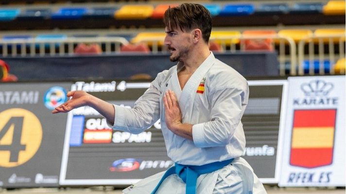 Damián Quintero, campeón de Europa de lárate en kata