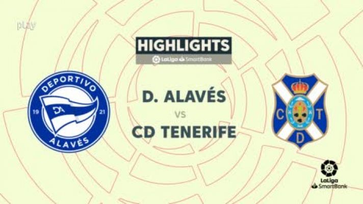 Alavés - Tenerife: resumen del partido, 33ª jornada