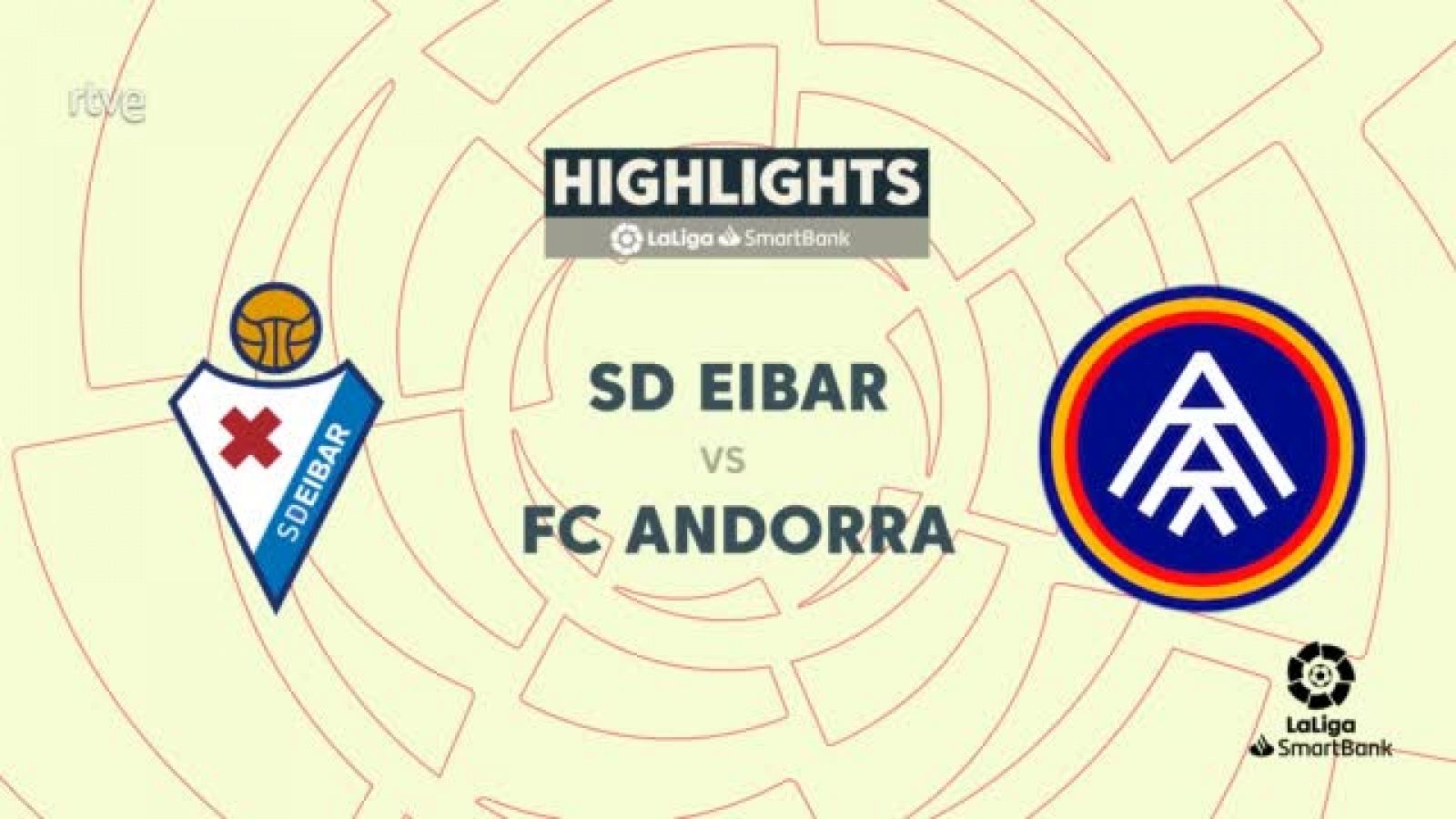 Eibar - Andorra: resumen del partido, 33ª jornada