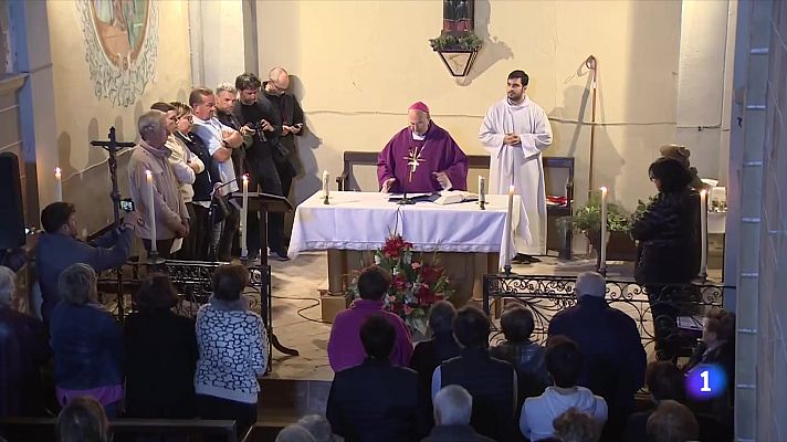 Veïns del Berguedà s'encomanen a Déu perquè plogui