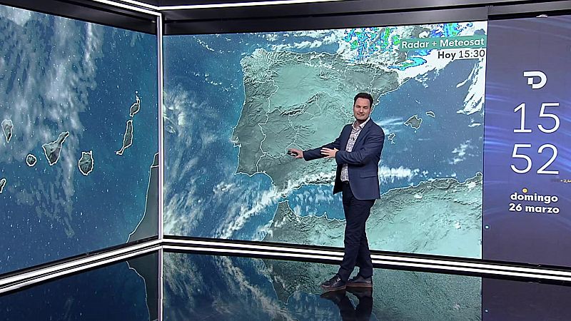 Intervalos de viento fuerte en los litorales del norte de Galicia, Cantábrico y sur de Cataluña - ver ahora