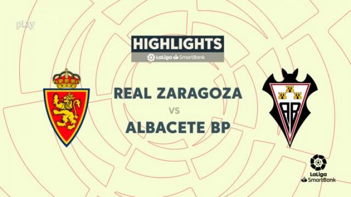 Zaragoza - Albacete: resumen del partido, 33ª jornada