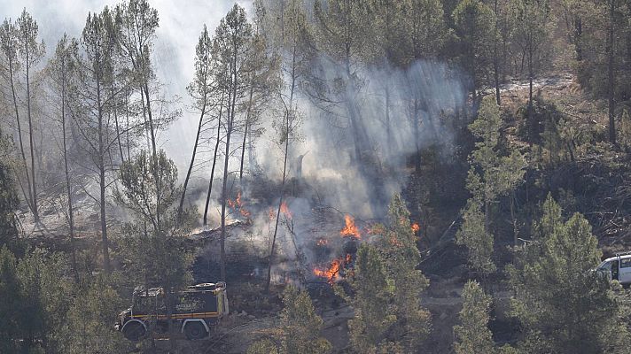 El jefe de bomberos forestales de la Generalitat Valenciana, sobre el incendio de Castellón: "Nos enfrentamos a horas clave"