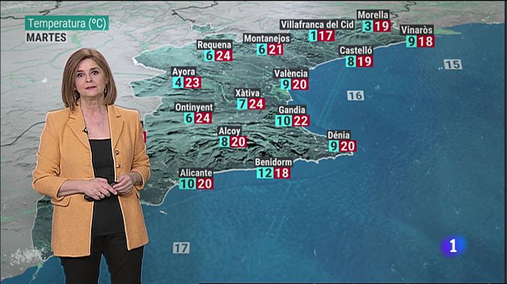 El Tiempo en la Comunitat Valenciana - 27/03/23