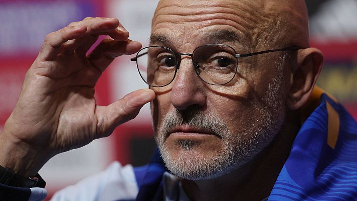 Telediario 2 - España - Escocia: Luis de la Fuente - Rueda de prensa previa