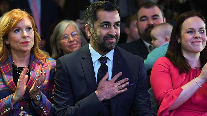 Telediario 2 - Humza Yousaf gana las primarias del SNP y será el ministro principal de Escocia