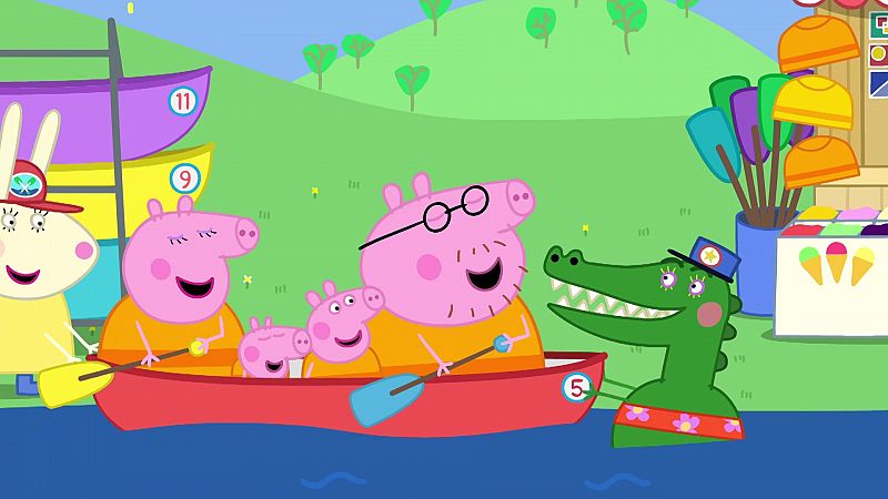Canoe trip - Peppa Pig en inglés | Ver