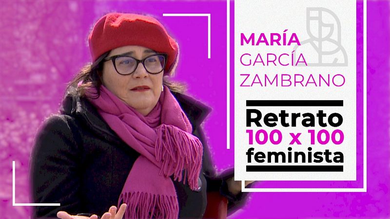 Retrato 100x100 feminista: Mara Garca Zambrano