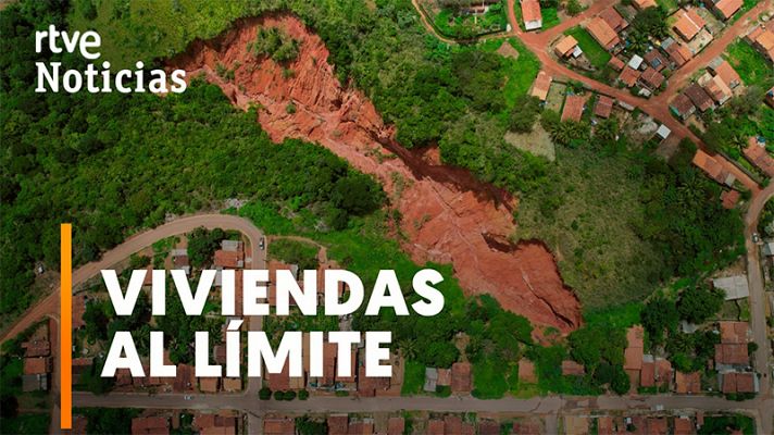 Modo Digital - Brasil: Enorme cráter de medio kilómetro de ancho causado por las fuertes lluvias