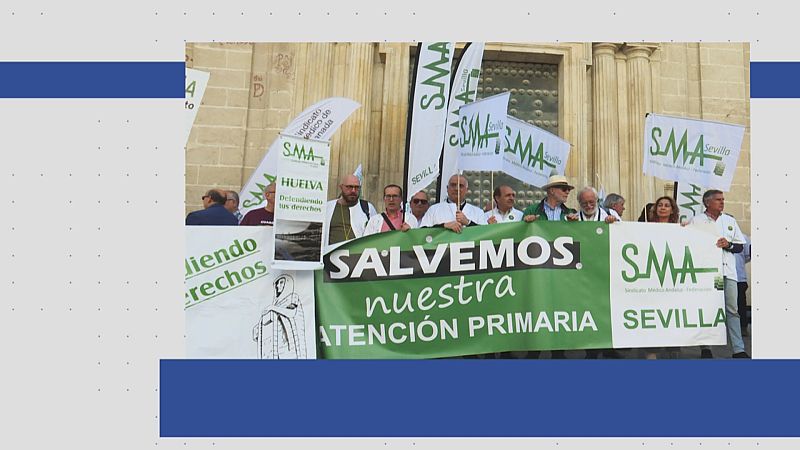 Atención primaria mantiene la huelga - Ver ahora