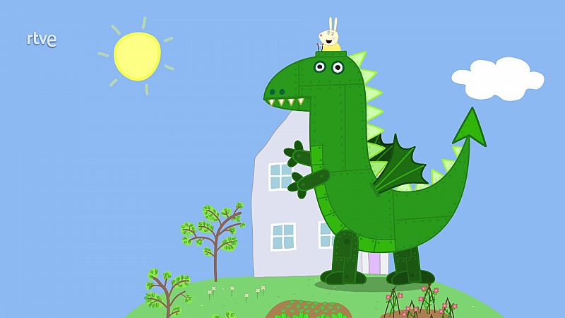 Dinosaur party - Peppa Pig en inglés | Ver