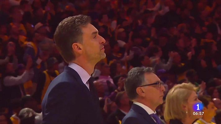 Telediario Matinal - Pau Gasol entrará en el Salón de la Fama de la NBA