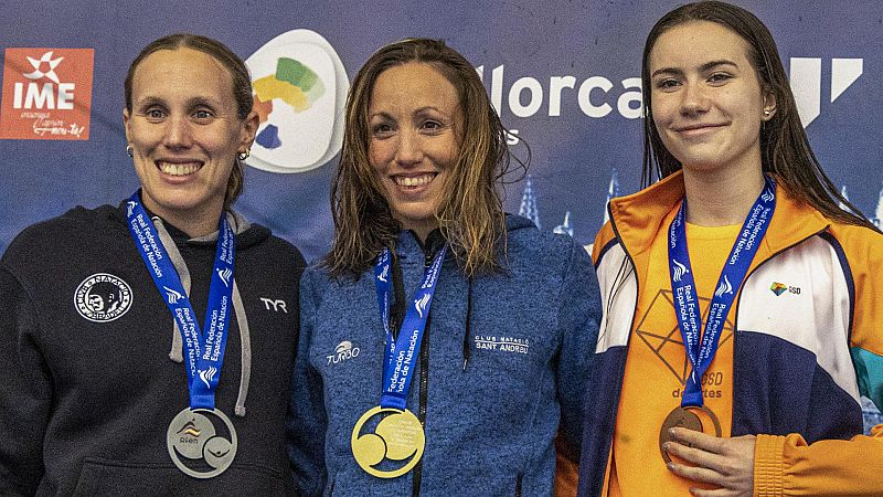 Ajustada victoria de Jessica Vall para retener el título de 100 m braza en el Campeonato de España de natación -- Ver ahora