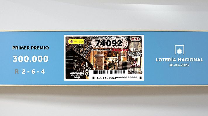 SELAE - Sorteo de la Lotería Nacional del 30/03/2023
