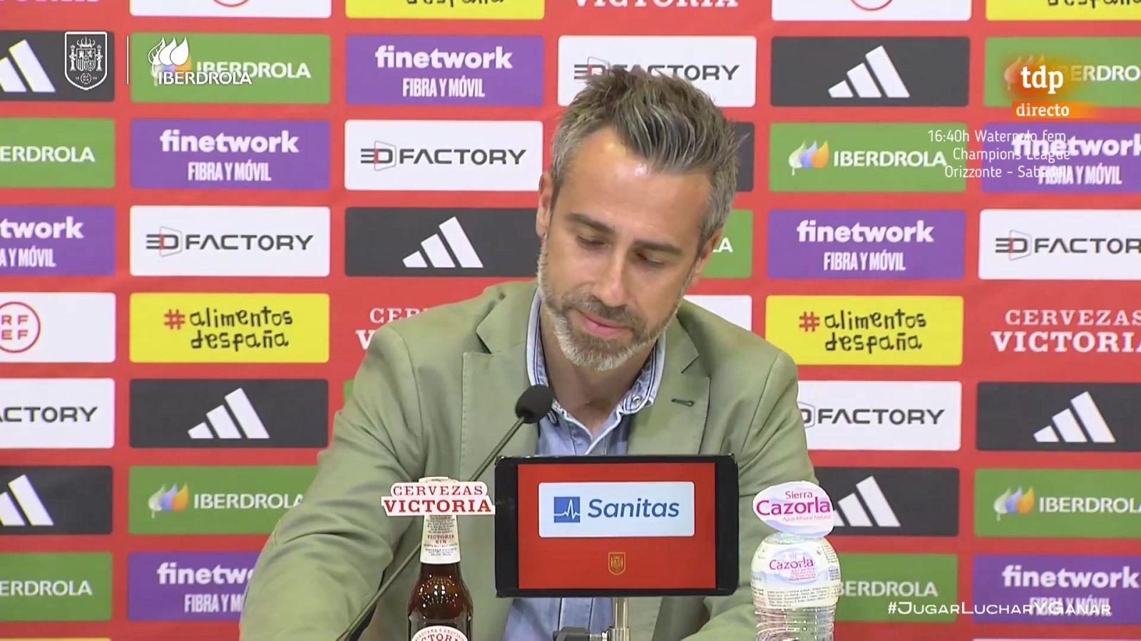 Jorge Vilda: "No hemos hablado con Alexia Putellas"