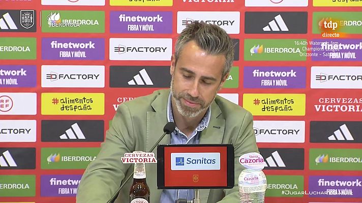 Fútbol - Jorge Vilda: "No hemos hablado con Alexia Putellas"