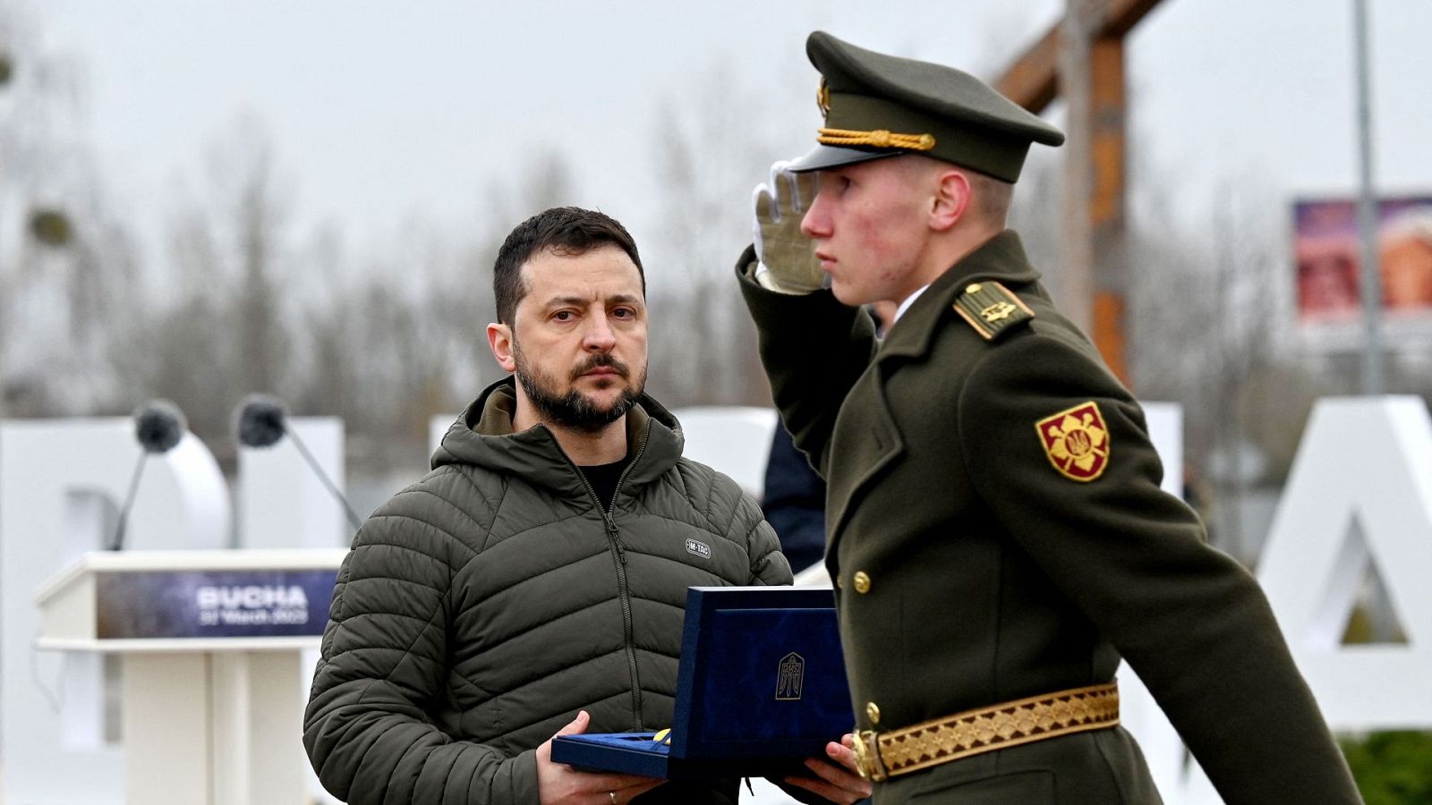 Zelenski recuerda la masacre de Bucha