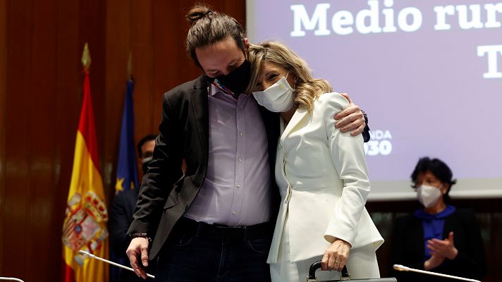 Díaz no contará con el núcleo duro de Podemos en su presentación: así ha cambiado la relación desde que Iglesias la designó sucesora