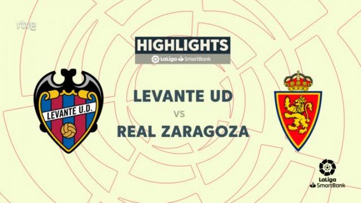 Levante - Zaragoza: resumen del partido, 34ª jornada