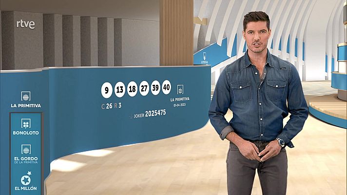 Loterías - Sorteo de la Bonoloto y Primitiva del 01/04/2023