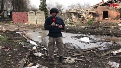 Bombardeo contra civiles en Kostiantynivka