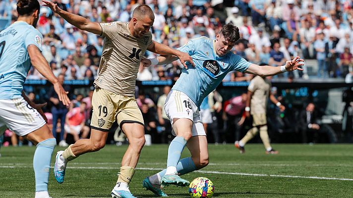 Celta - Almería: resumen del partido de la 27ª jornada de la Liga