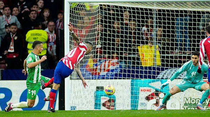 Atlético - Betis: resumen del partido de la 27ª jornada