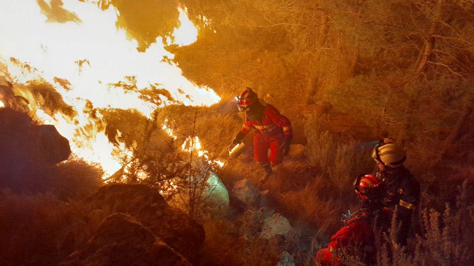 8 días de incendio en Villanueva de Viver