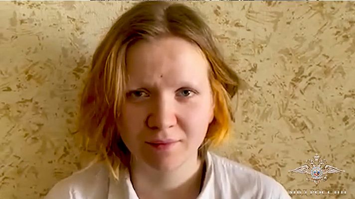 Telediario 1 - Detenida la sospechosa del atentado contra el bloguero ruso Tatarski en San Petesburgo