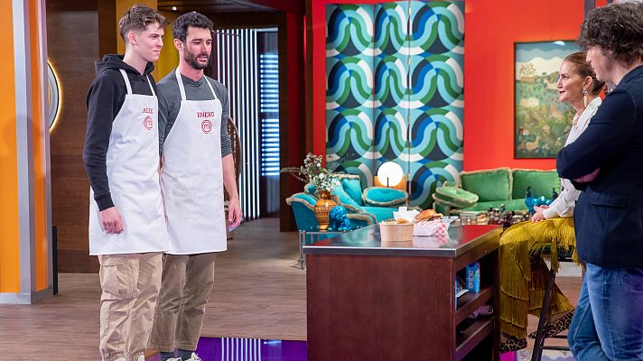 Alex y Eneko, como hermanos en MasterChef