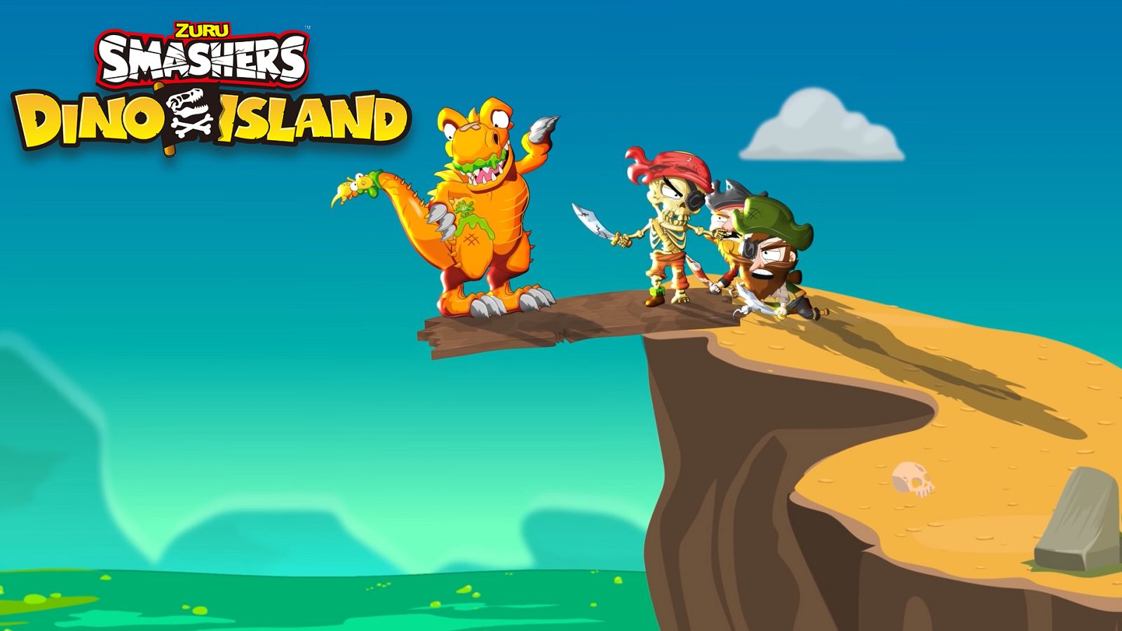 Trex camina por el tablón - Smashers | Ver