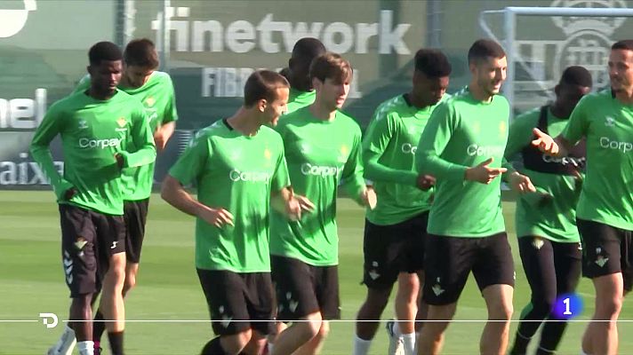 Telediario 1 - El Betis consigue la suspensión cautelar de la sanción a Sergio Canales