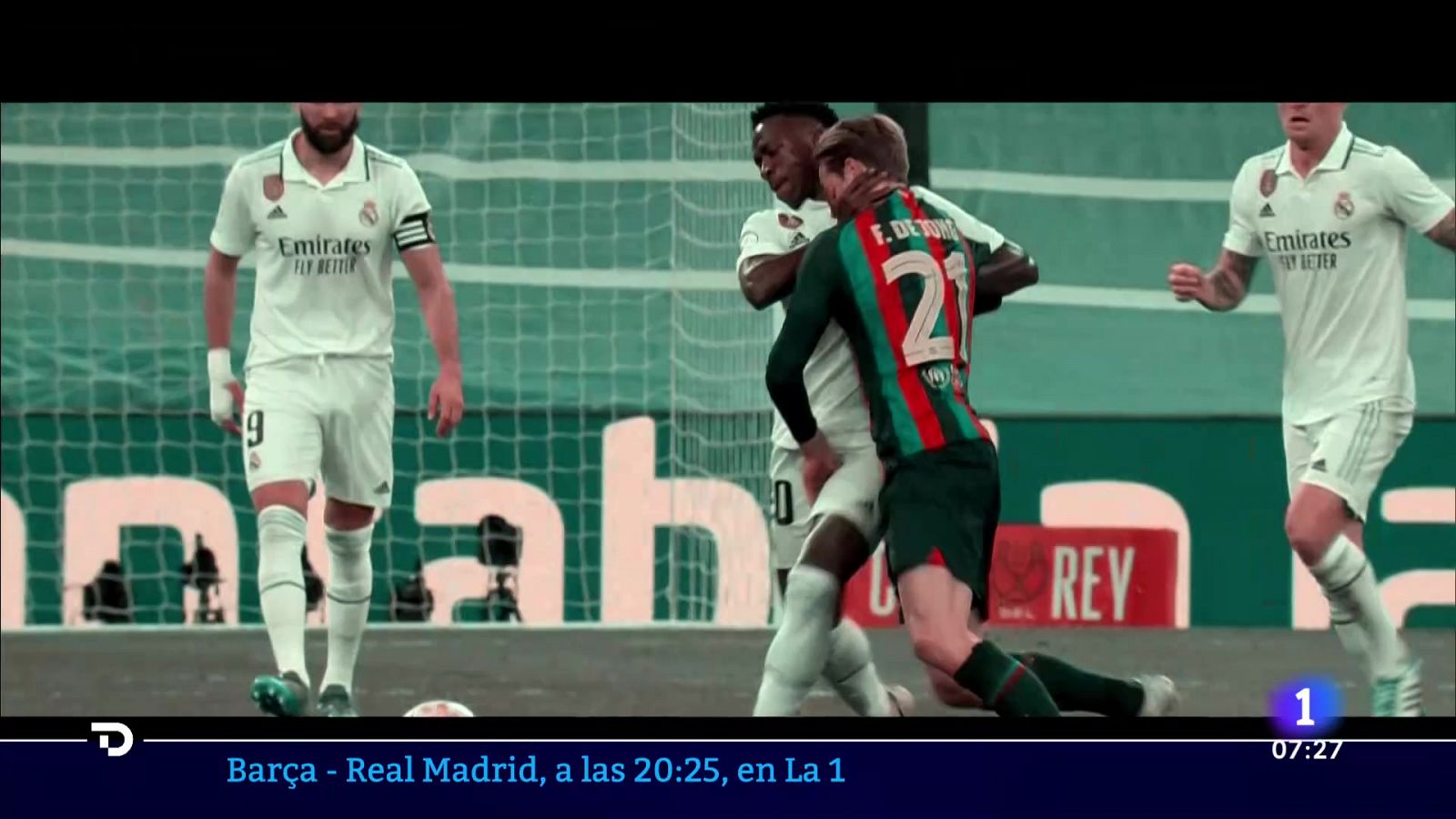 Barcelona y Real Madrid buscan un hueco en la final de Copa del Rey | Ver