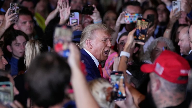 Trump se lanza a la arena electoral con su discurso desde Florida