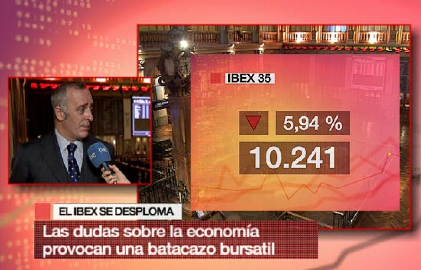 La Bolsa española vive su mayor caída en catorce meses al perder un 5,94% | Ver