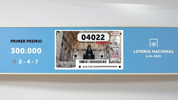 SELAE - Sorteo de la Lotería Nacional del 06/04/2023