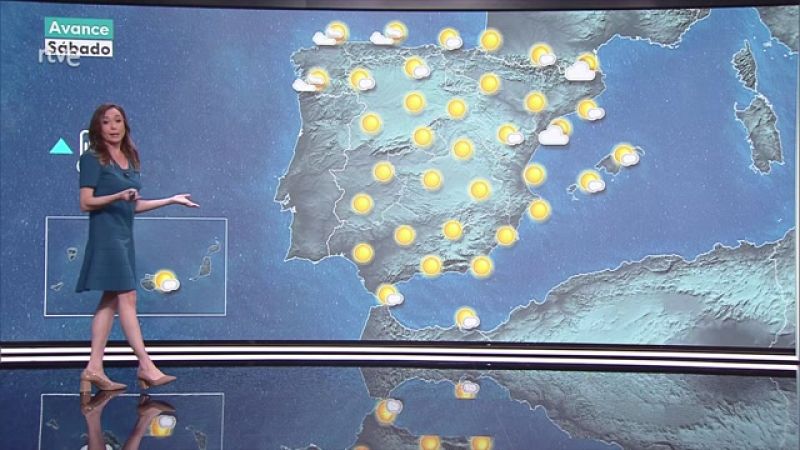 Predominio de un tiempo anticiclónico, seco y estable, aunque con intervalos nubosos de tipo medio y alto que se irán desplazando de oeste a este por la mitad oriental peninsular y Baleares - ver ahora