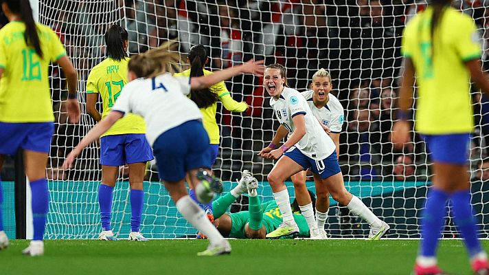 Fútbol - Inglaterra gana la Finalissima femenina a Brasil. Los goles