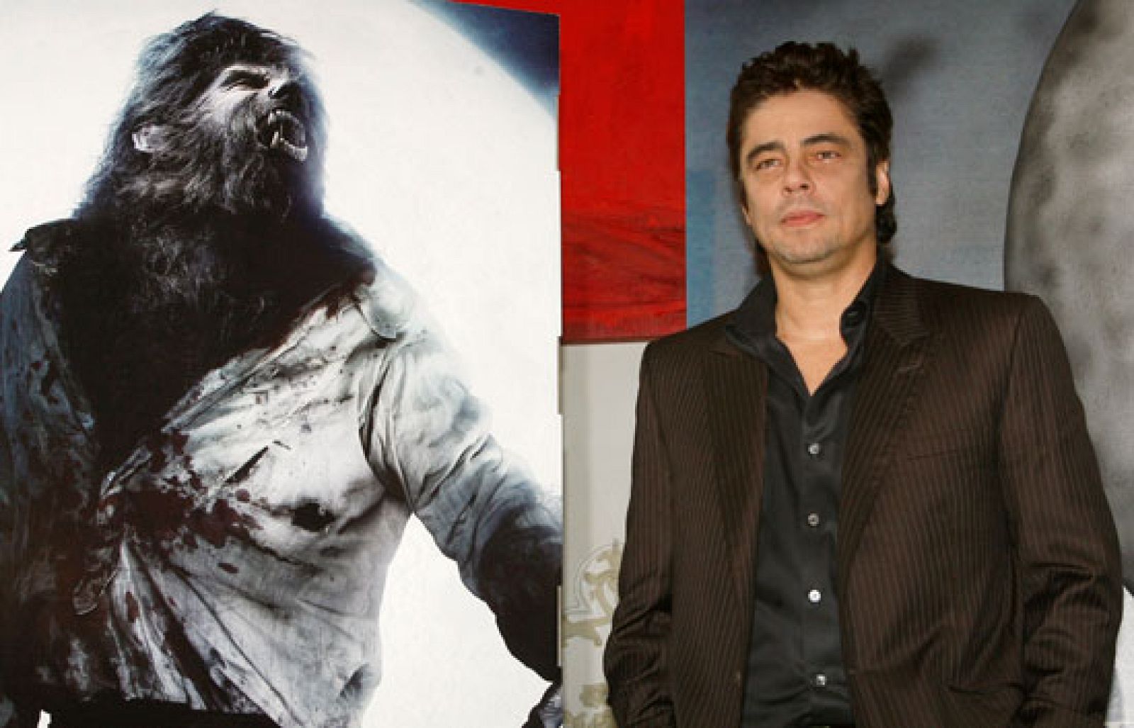 El actor portorriqueño Benicio del Toro presenta en Madrid 'El hombre lobo' | Ver