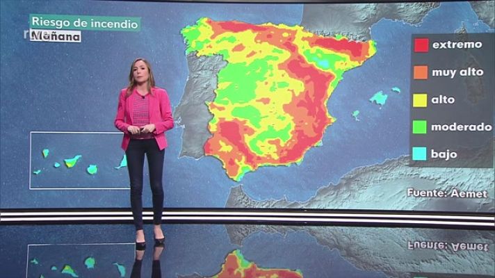 Las temperaturas máximas tenderán a subir en la mitad norte peninsular, de forma localmente notable en el norte de Galicia