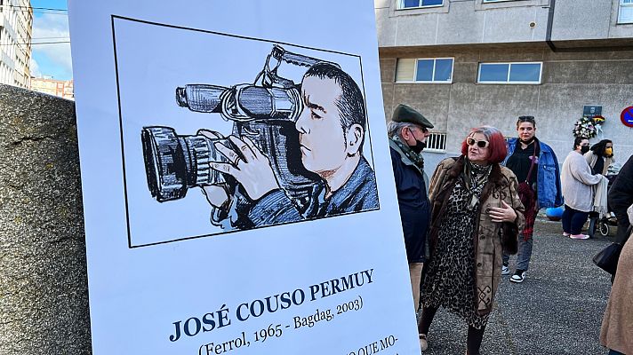 Ferrol recuerda a José Couso 20 años después