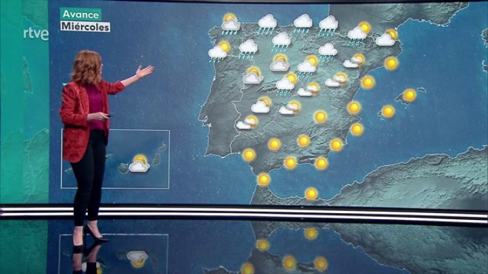 Intervalos de viento fuerte en el Estrecho de madrugada