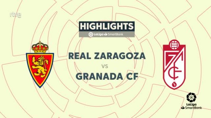 Zaragoza - Granada: resumen partido 35ª jornada Segunda